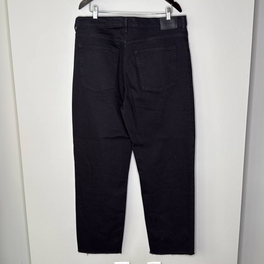 Everlane The Way High Straight Leg Jean in Coal Women's Size 33 Long Like New - Picture 7 of 11